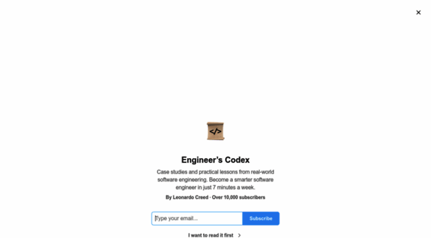 engineercodex.substack.com