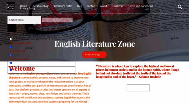 englishliteraturezone.com