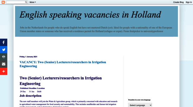 englishspeakingvacanciesinholland.blogspot.com