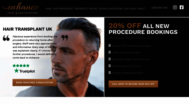 enhancehairrestoration.co.uk