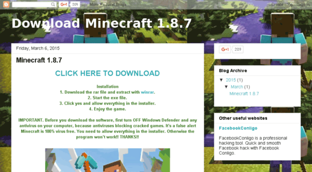 enjoyminecraftforfree.blogspot.com