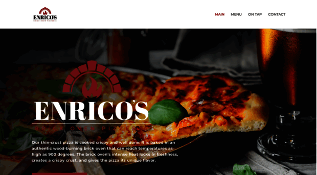 enricosbrickovenpizzeria.com