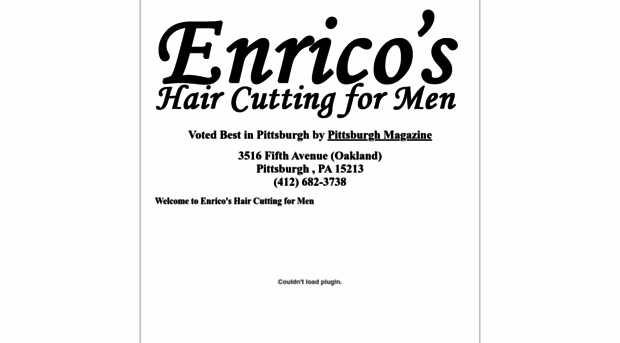 enricoshaircuttingformen.com