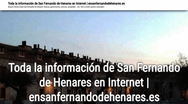 ensanfernandodehenares.es