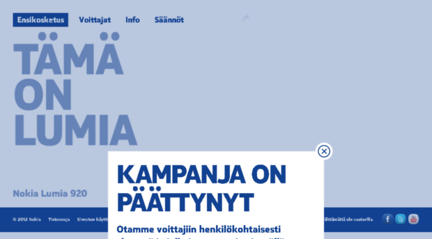 ensikosketus.nokia.fi