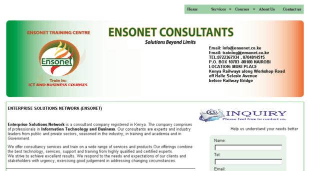 ensonet.co.ke