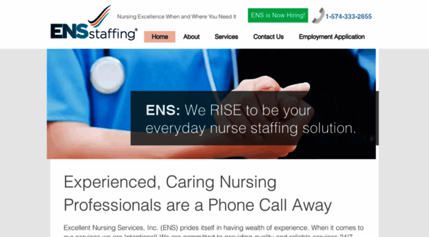 ensstaffing.com