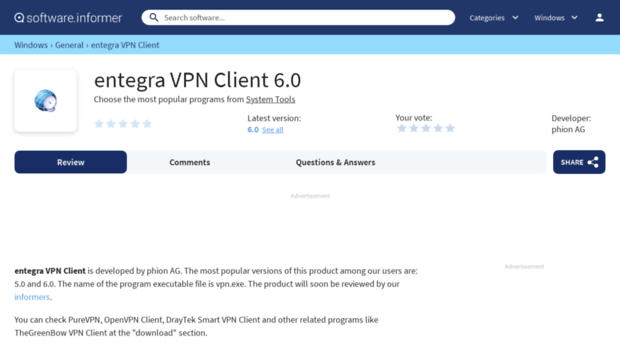 entegra-vpn-client.software.informer.com