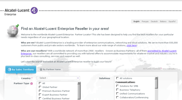 enterprise-partner-locator.alcatel-lucent.com