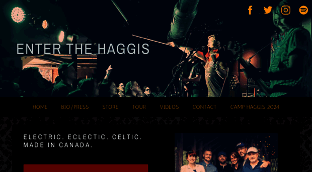 enterthehaggis.com