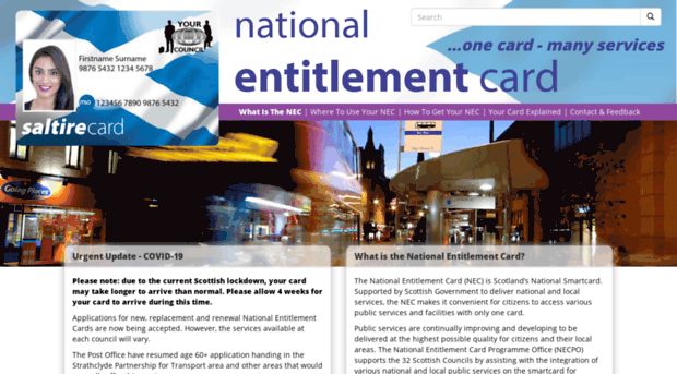 entitlementcard.org.uk