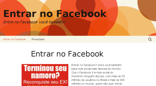 entrarnofacebook.com.br