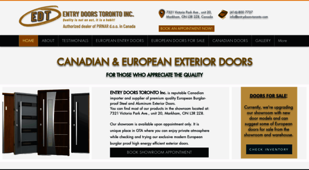 entrydoors-toronto.com