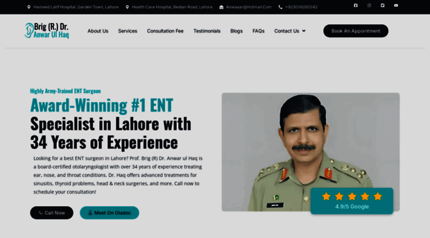 entspecialistinlahore.com