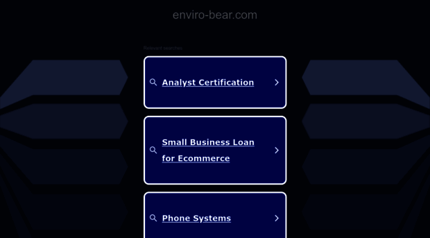 enviro-bear.com