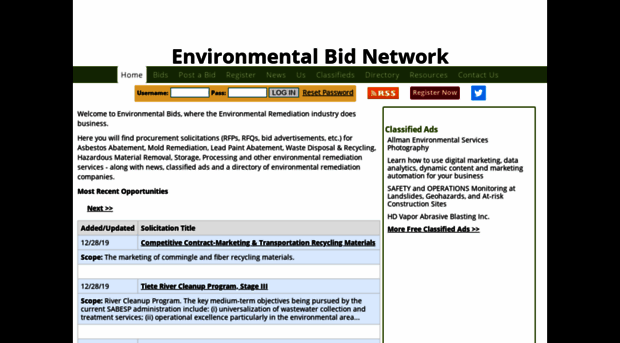 environmentalbids.link