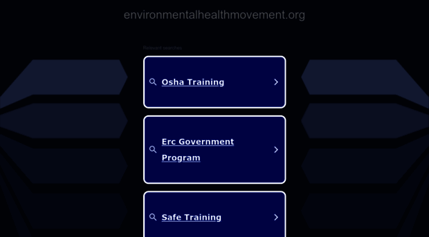 environmentalhealthmovement.org