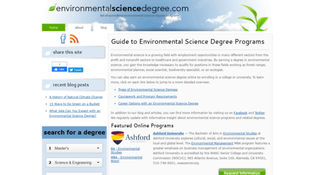 environmentalsciencedegree.com