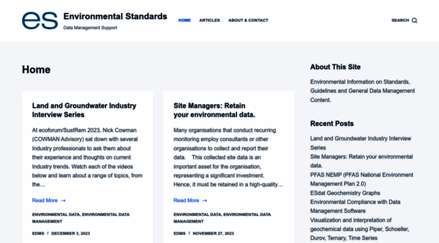 environmentalstandards.info