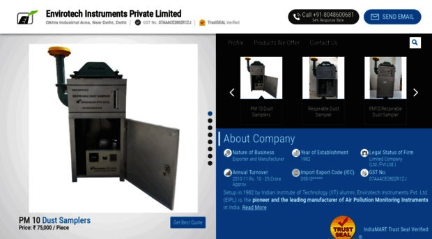 envirotechinstruments.in