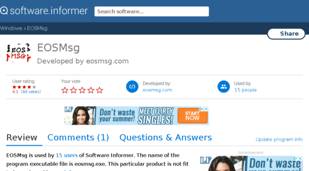 eosmsg.software.informer.com