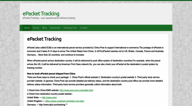 epackettracking.com