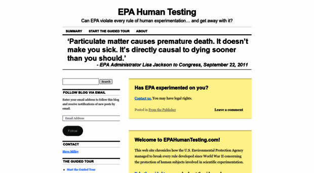 epahumantesting.com