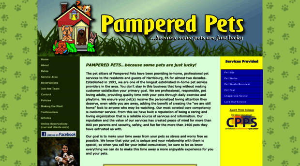 epamperedpets.com