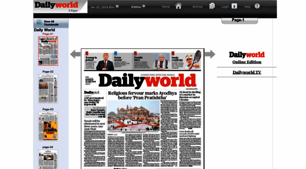 epaper.dailyworld.in