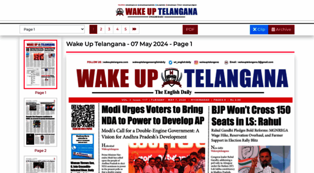 epaper.wakeuptelangana.com