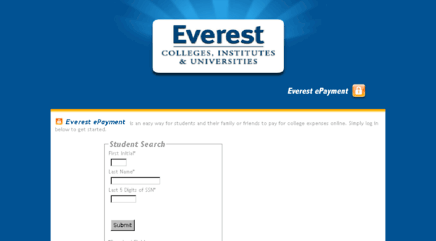 epayment.everest.edu