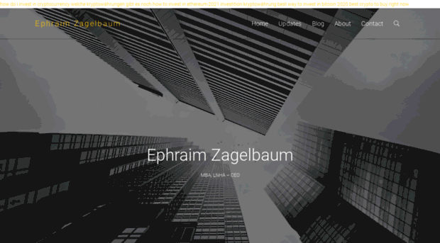ephraimzagelbaum.com