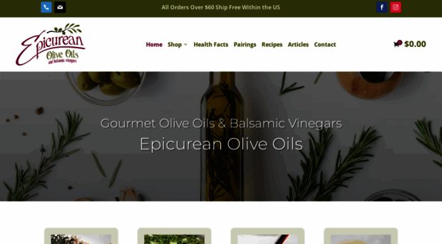 epicureanoliveoils.com