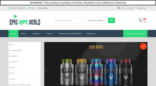 epicvapedeals.com