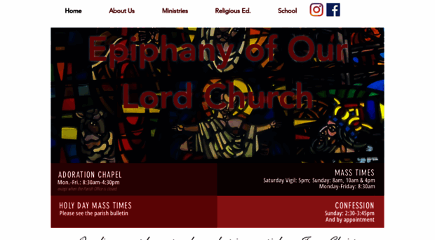 epiphanyofourlord.com