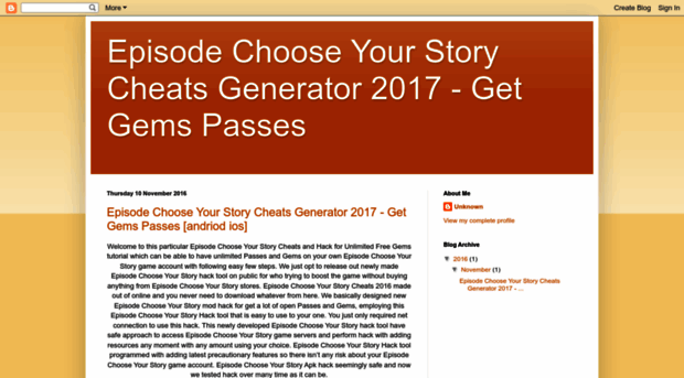 episodechooseyourstorycheats.blogspot.com