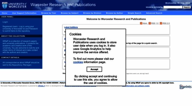 eprints.worc.ac.uk