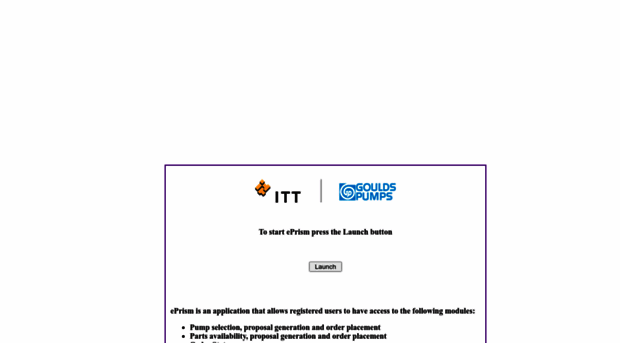 eprism.gouldspumps.com