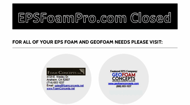 epsfoampro.com