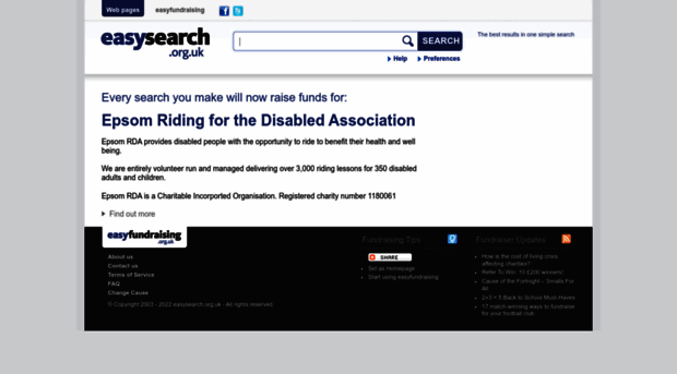 epsomridingforthedisabledassociation.easysearch.org.uk