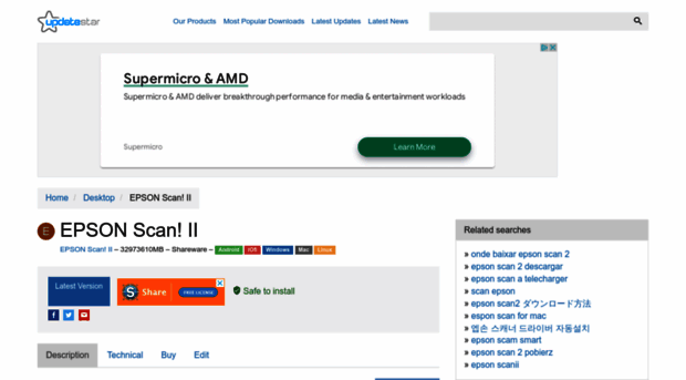 epson-scan-ii.updatestar.com