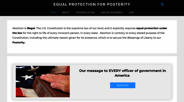 equalprotectionforposterity.com
