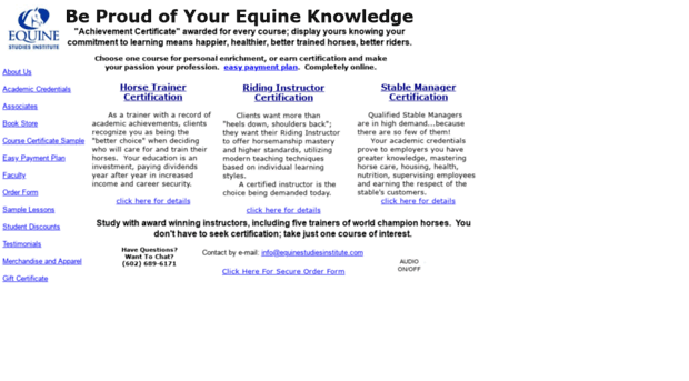 equinestudiesinstitute.com