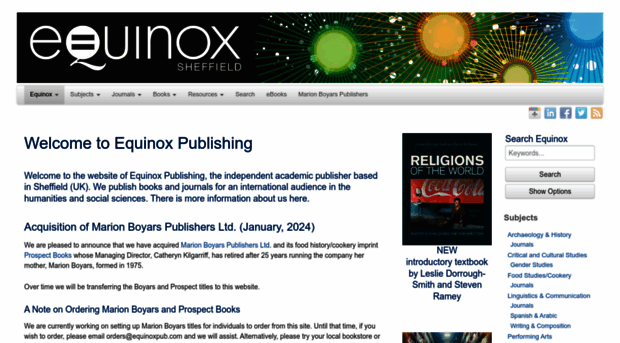 equinoxjournals.com