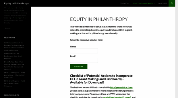 equityinphilanthropy.org