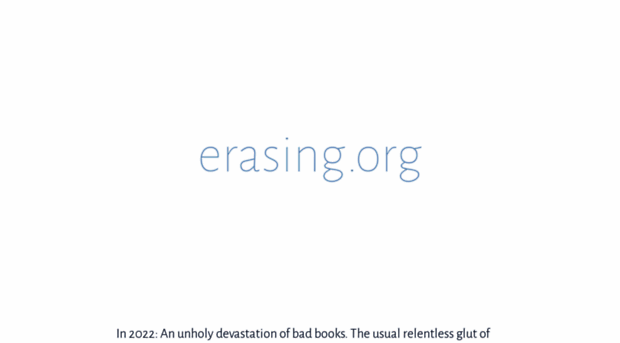 erasing.org