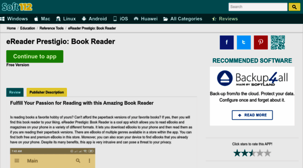 ereader-prestigio.soft112.com