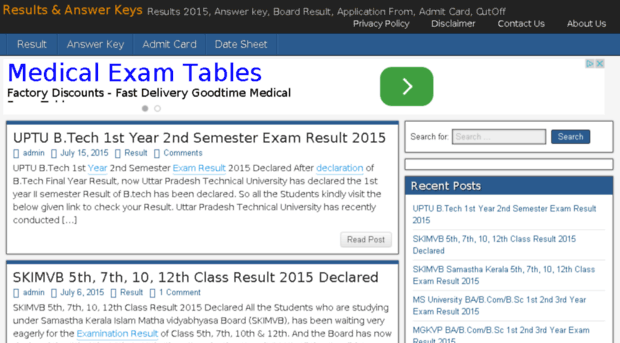 eresultkey.in