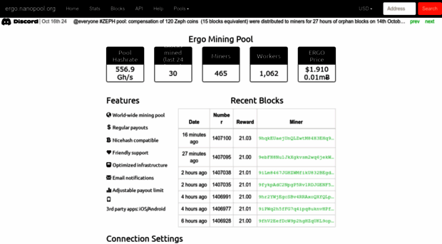 ergo.nanopool.org