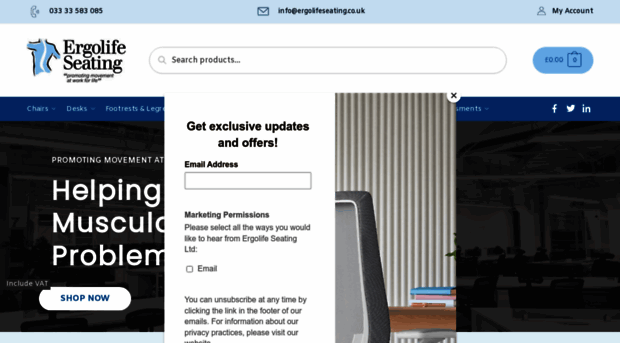 ergolifeseating.co.uk